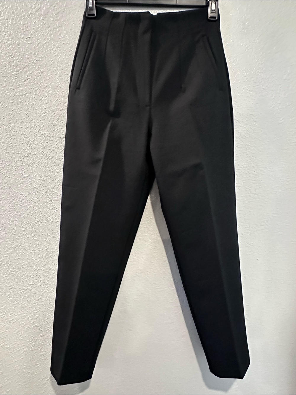 Zara Black Tailored Tapered Dress Pants